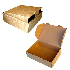 La diversidad de las cajas de cartón con tapa