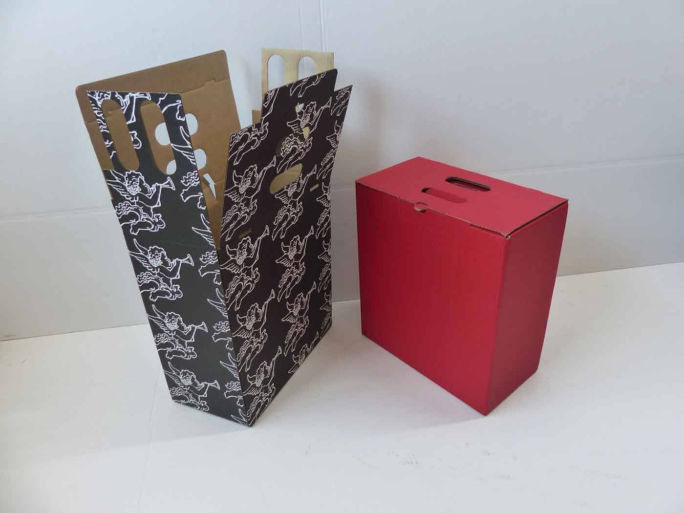 capacidad Lamer depositar Cajas de cartón para envío de botellas de vino | ©FxSanmartí